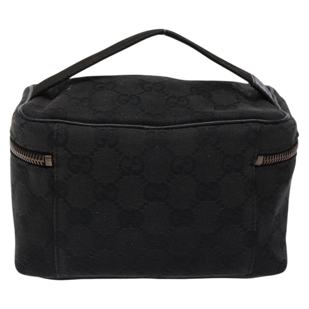 Gucci Black Monogram Vanity Bag