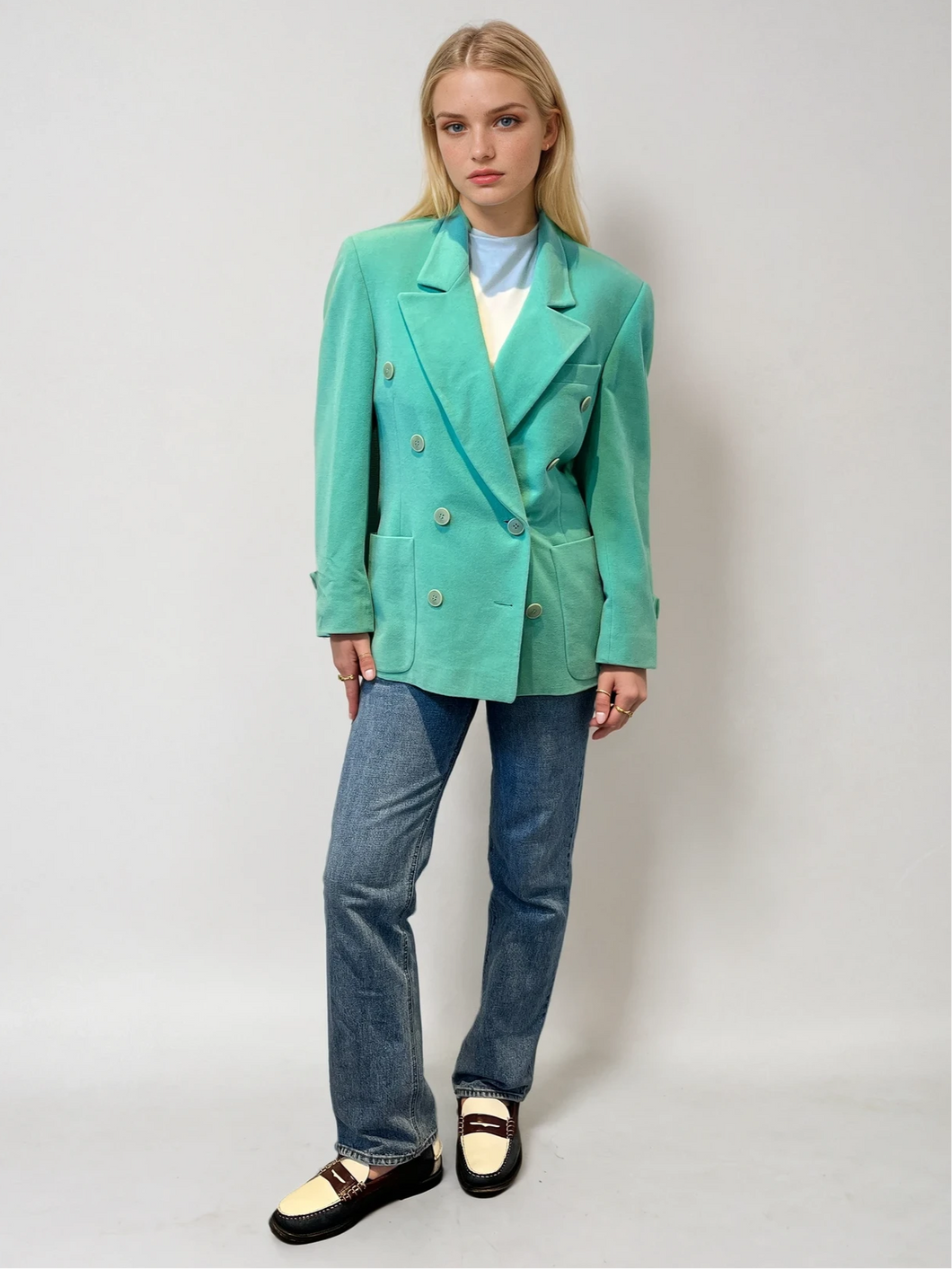 Escada Baby Blue Blazer