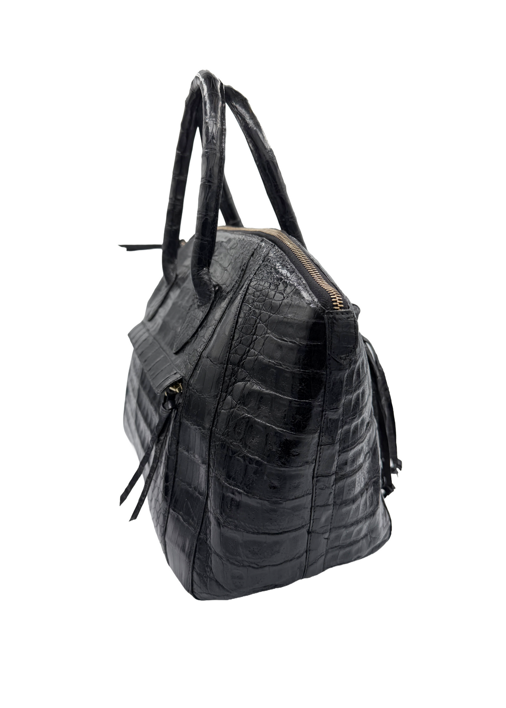 Nancy Gonzalez Croc Embossed Handbag