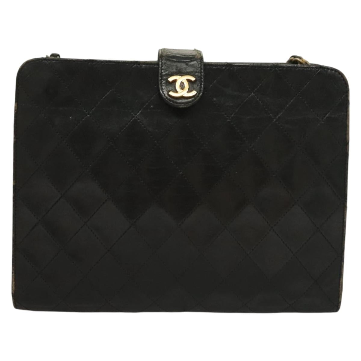 Chanel Black Leather Crossbody