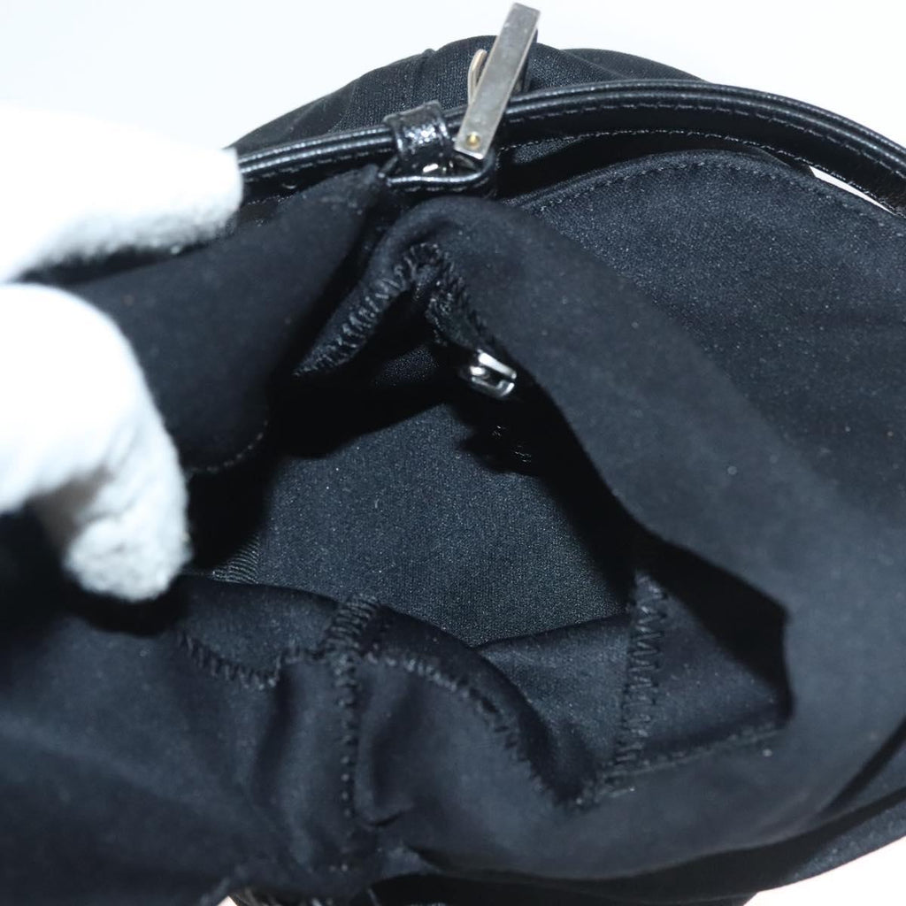 Fendi Black Rounded Baguette