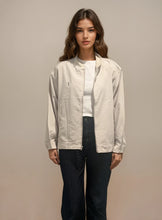 Load image into Gallery viewer, YSL Cream Bomber with Green Logo
