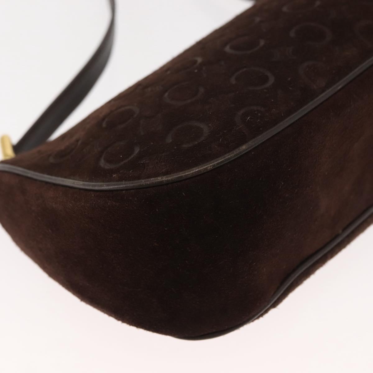 Celine Brown Suede Handbag