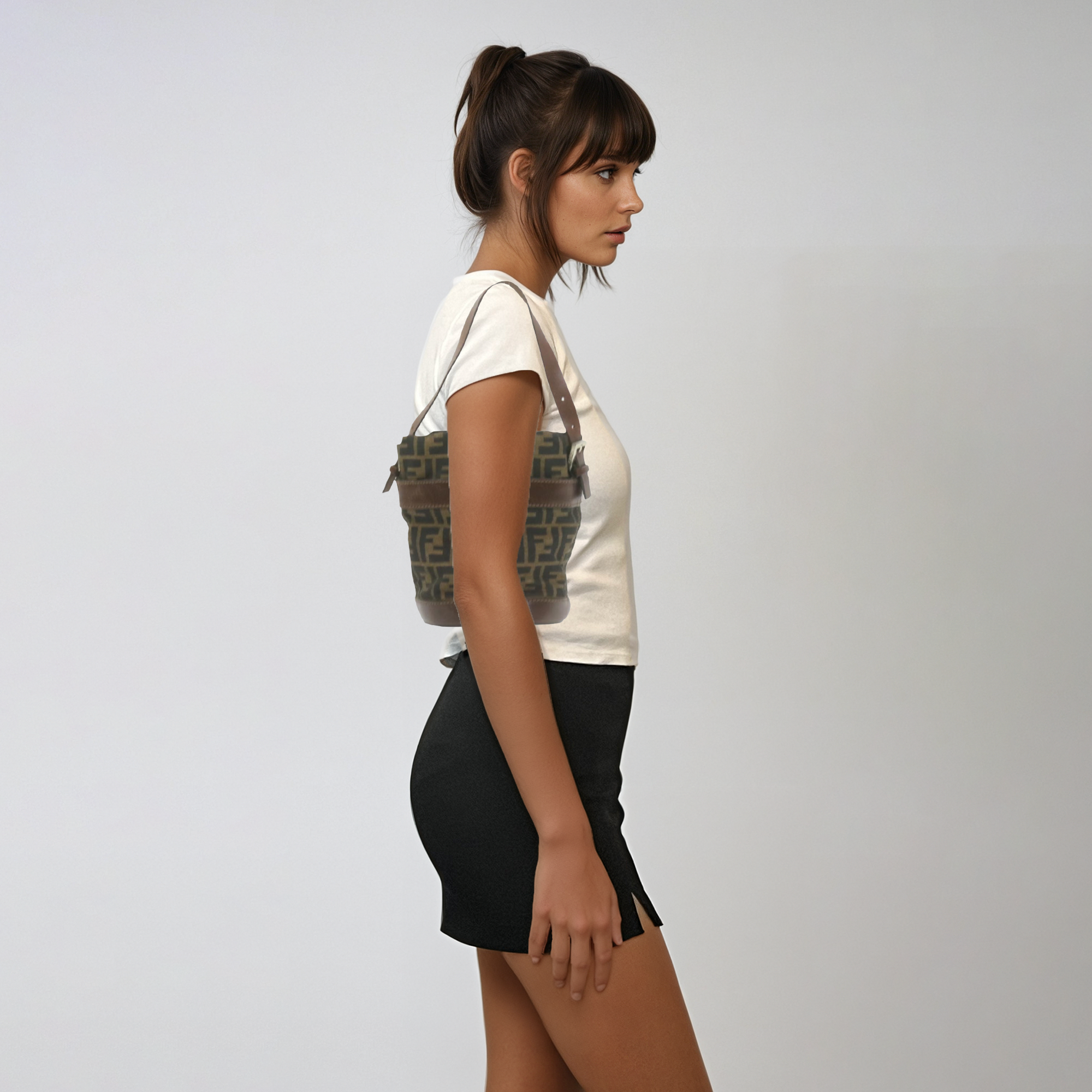 Fendi Mini Zucca Bucket Bag