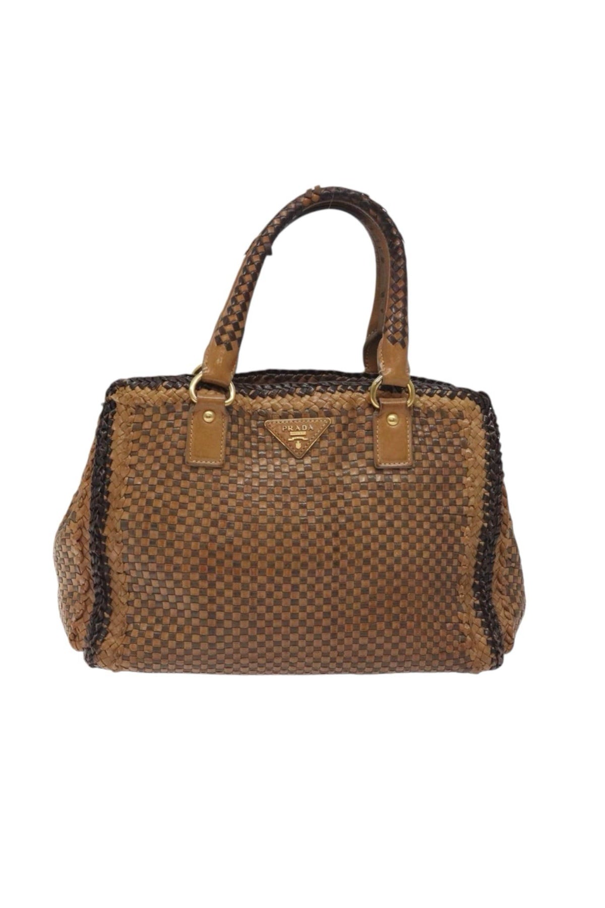Prada Woven Leather Handbag