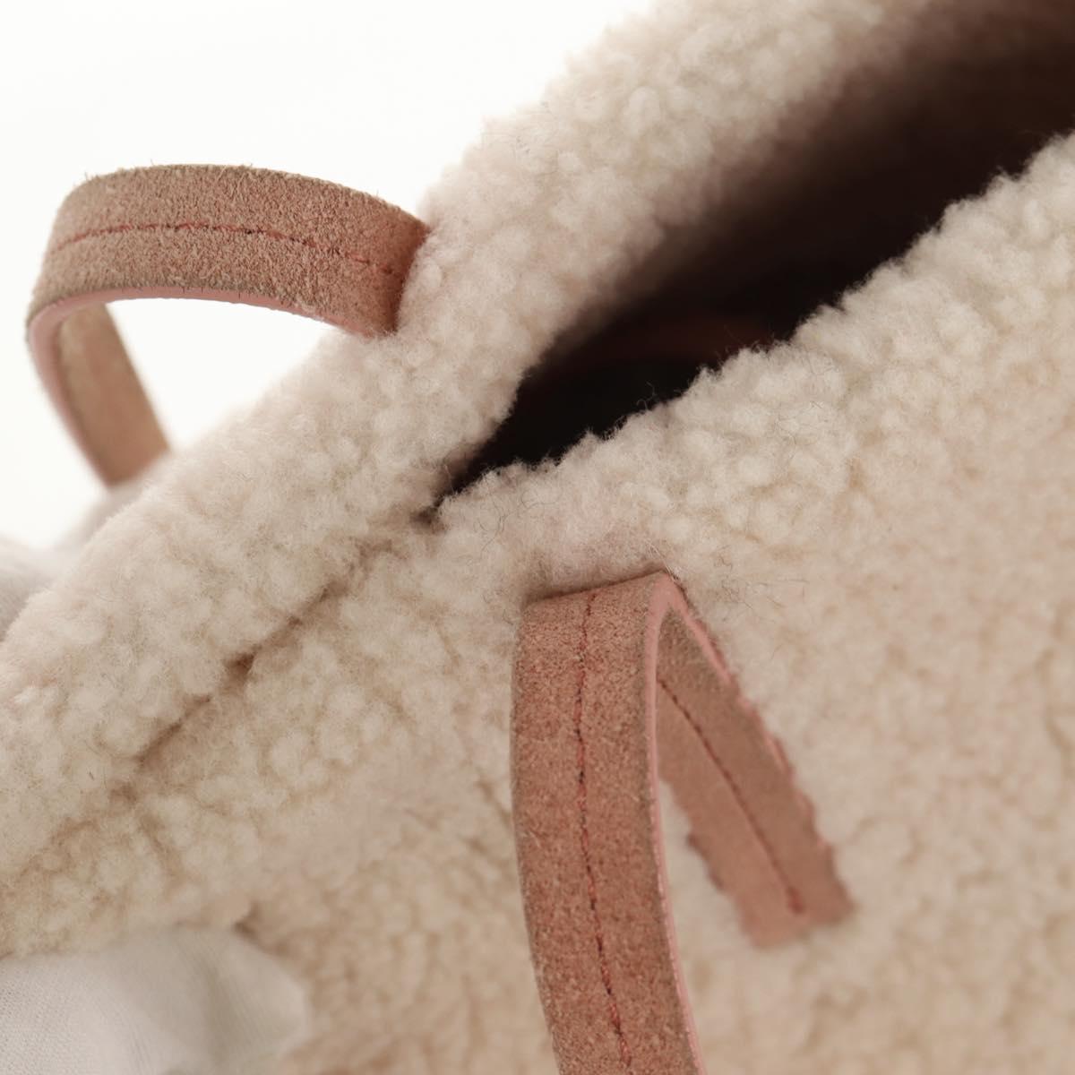 Miu Miu Pink Shearling Tote