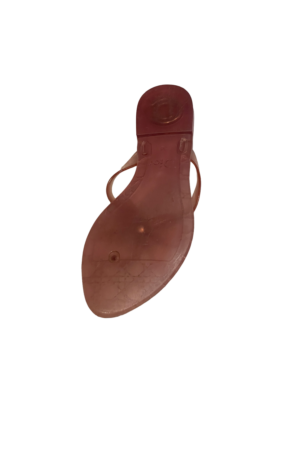 Dior Jelly Flip Flops