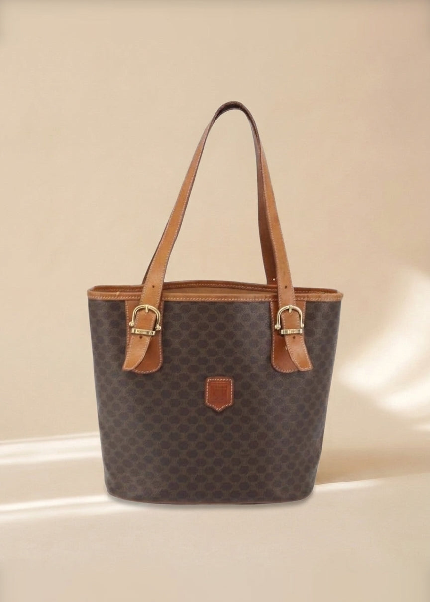 Celine Brown Macadam Tote cover