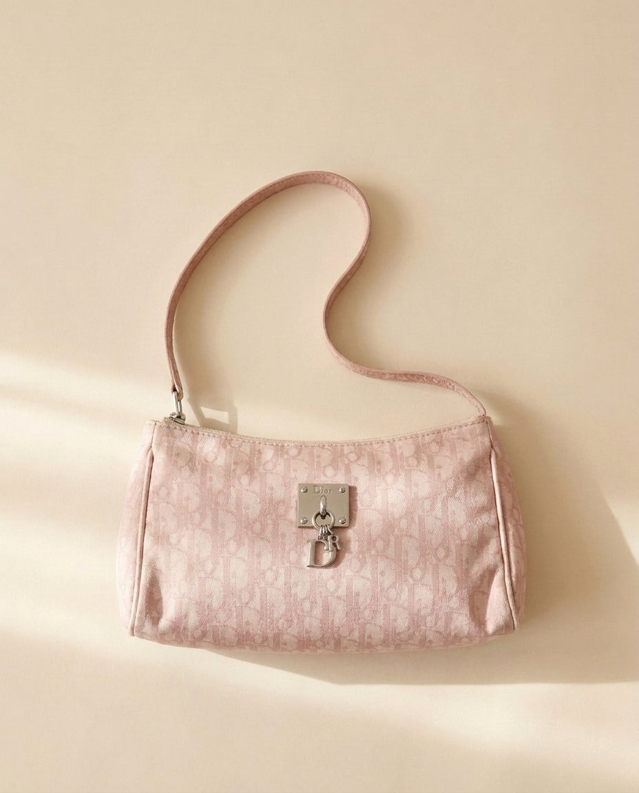Dior Pink Monogram Handbag