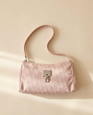 Dior Pink Monogram Handbag