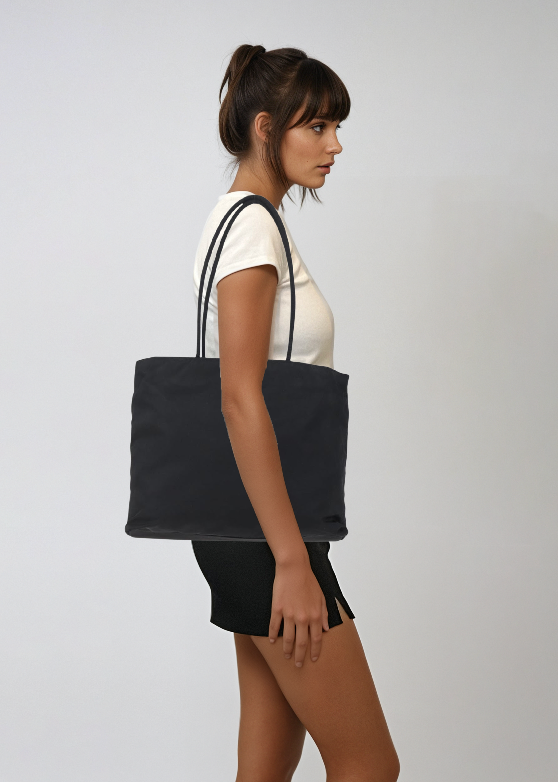 Prada Black Nylon Tote
