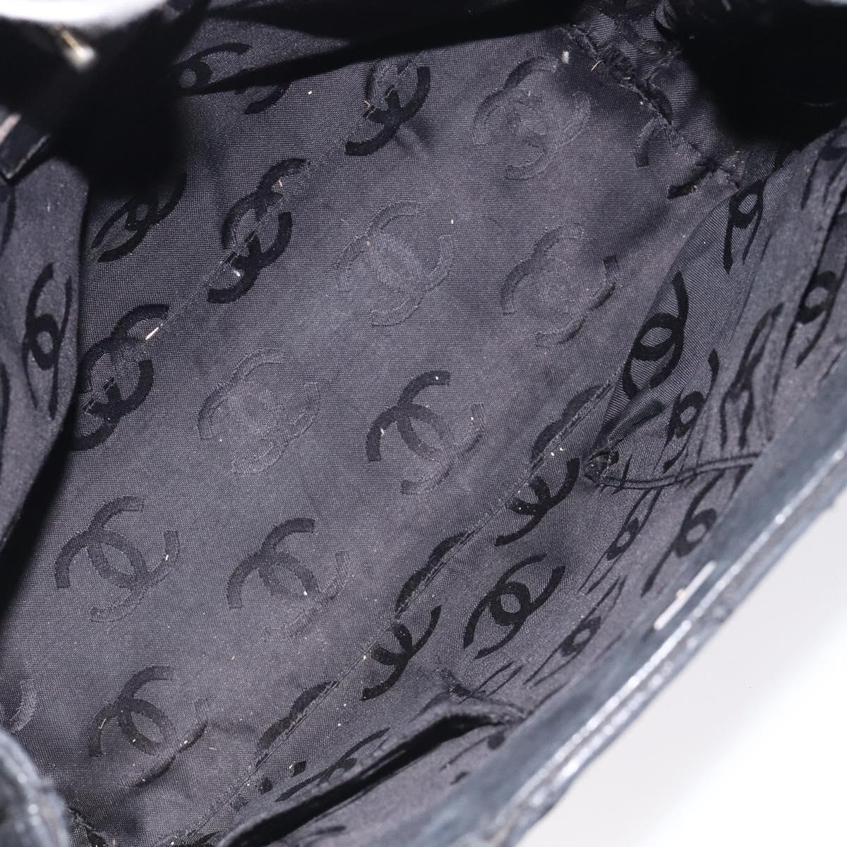 Chanel Black Suede Tote