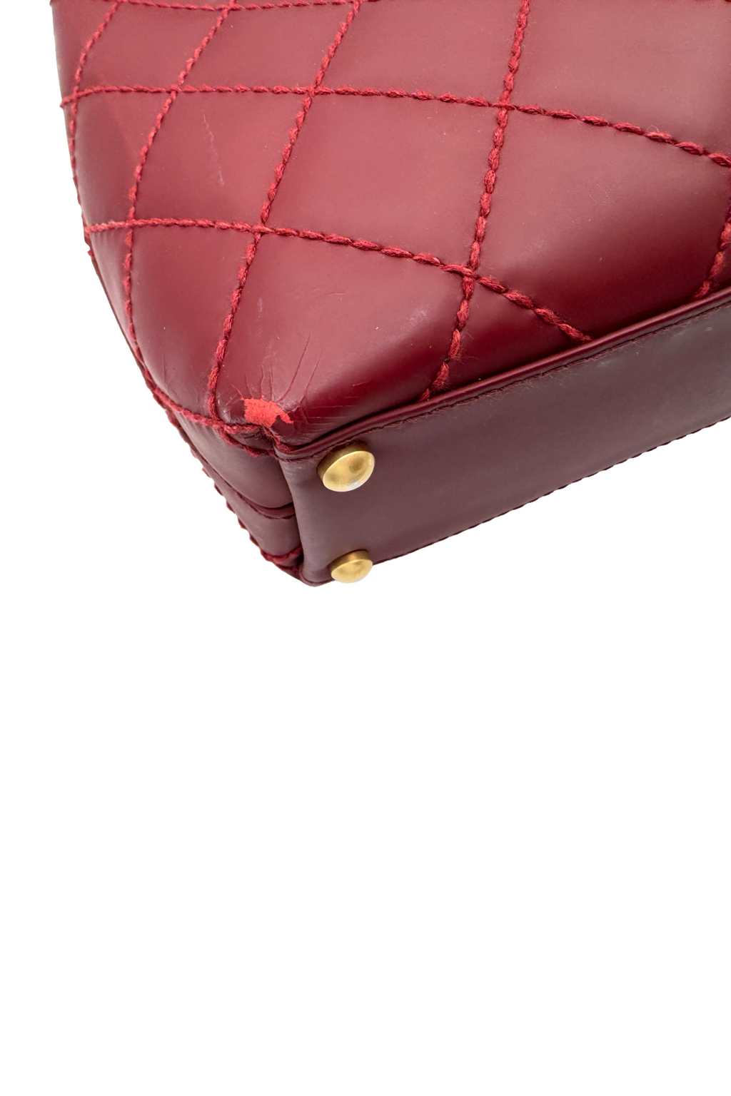 Chanel Burgundy Matte Tote