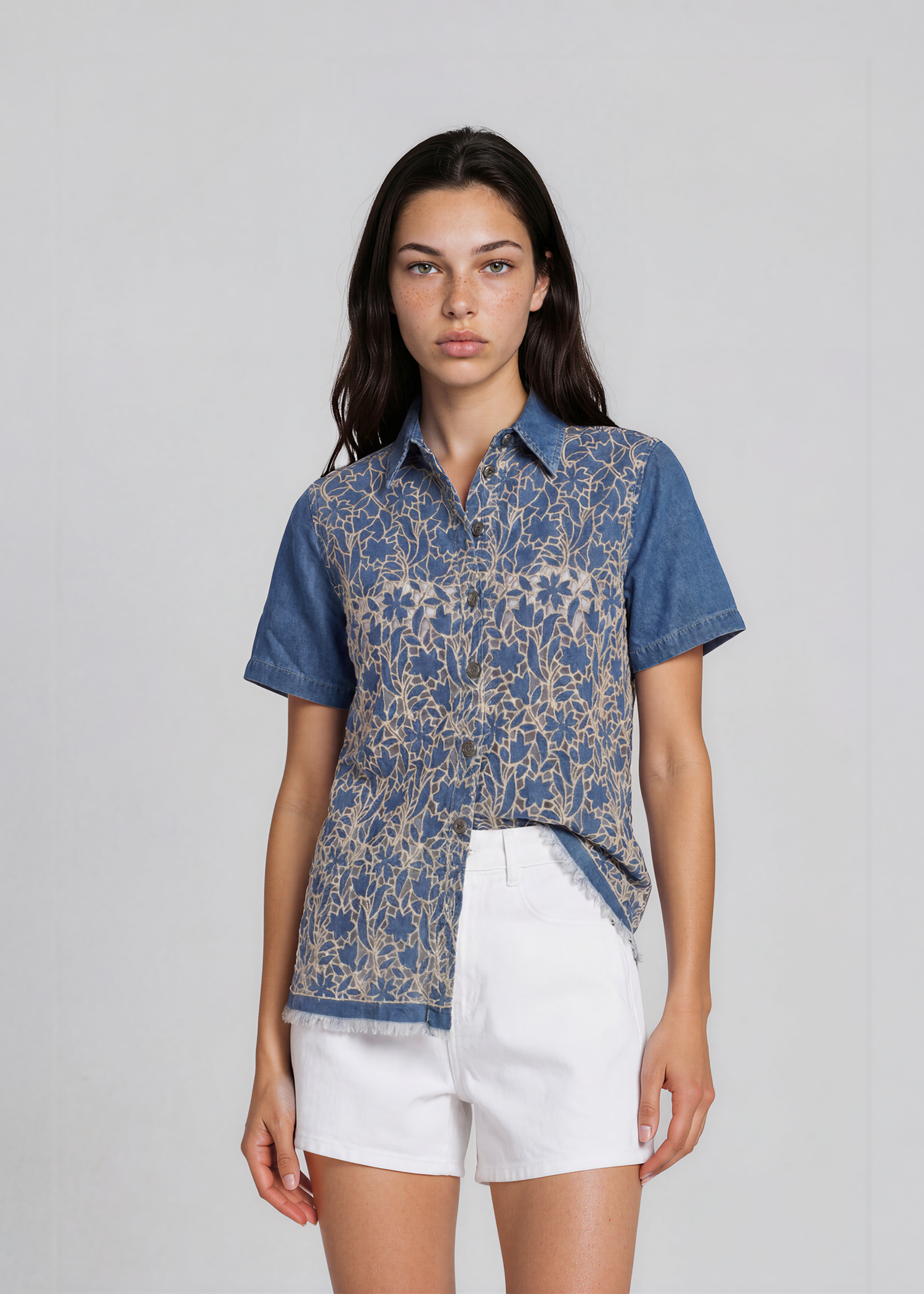 Jean Paul Gaultier Denim Button Down