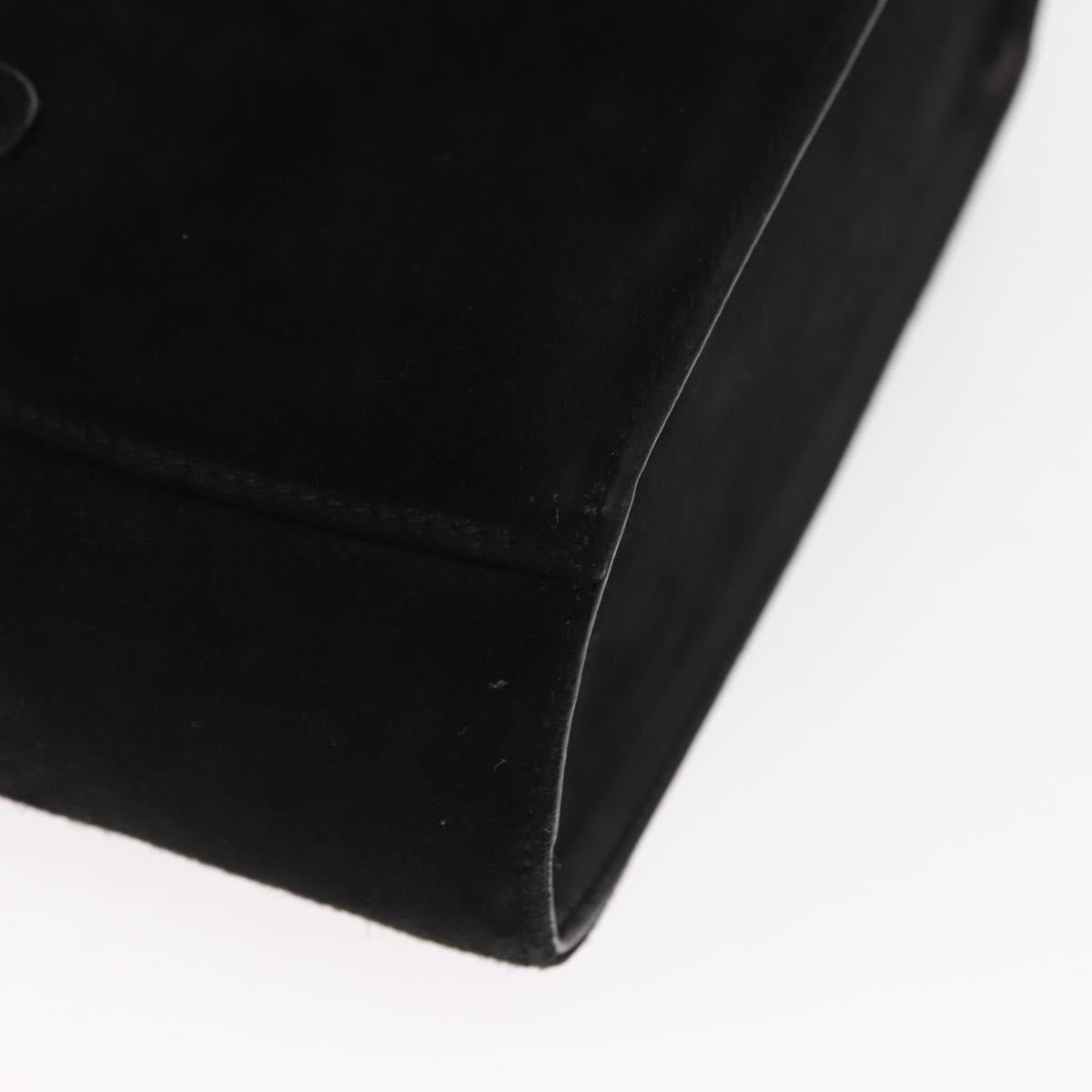 Ferragamo Black Suede Handbag