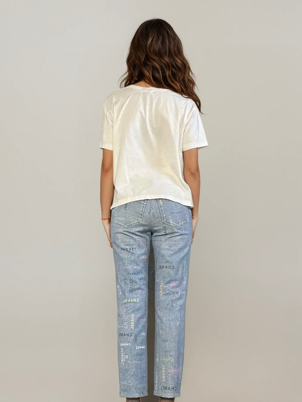 Chanel Spellout Jeans