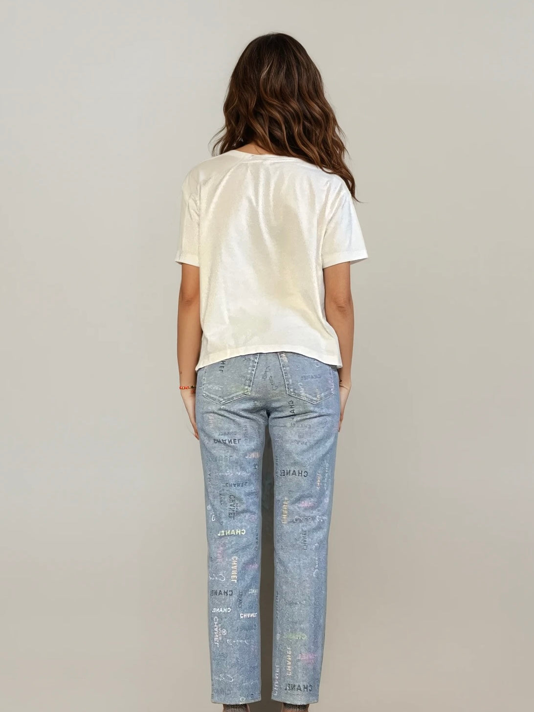 Chanel Spellout Jeans