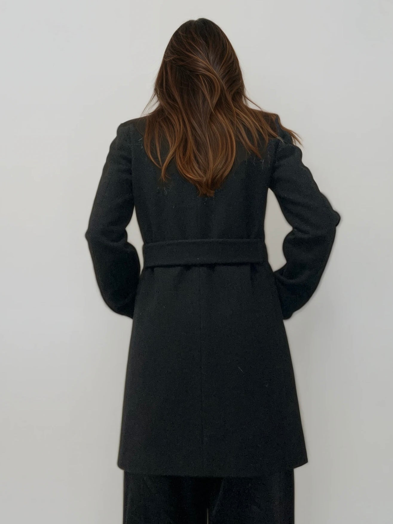 Jil Sander Black Wool Coat