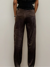 Load image into Gallery viewer, Ralph Lauren Brown Satin Joggers
