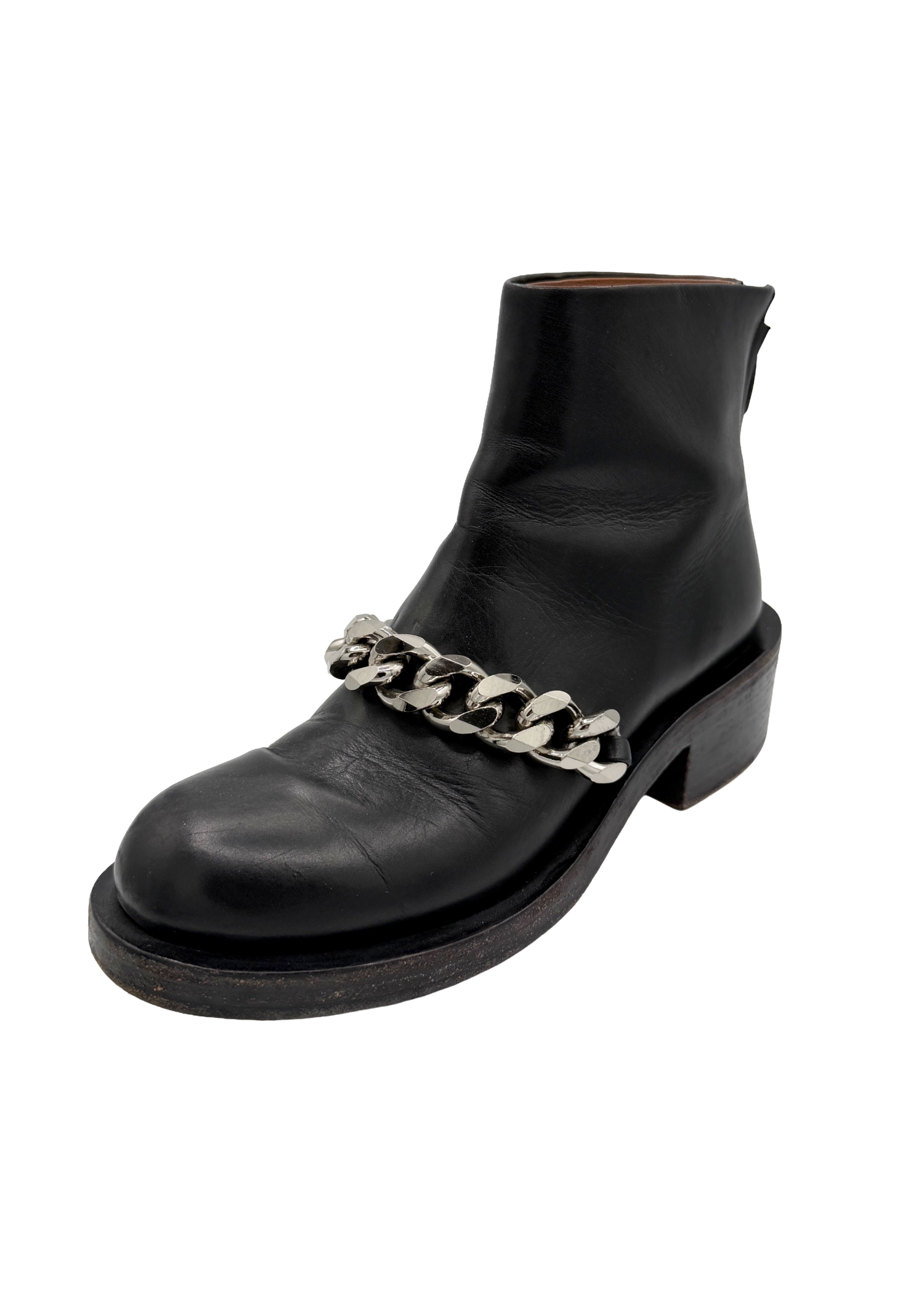 Givenchy Black Chain Ankle Boots