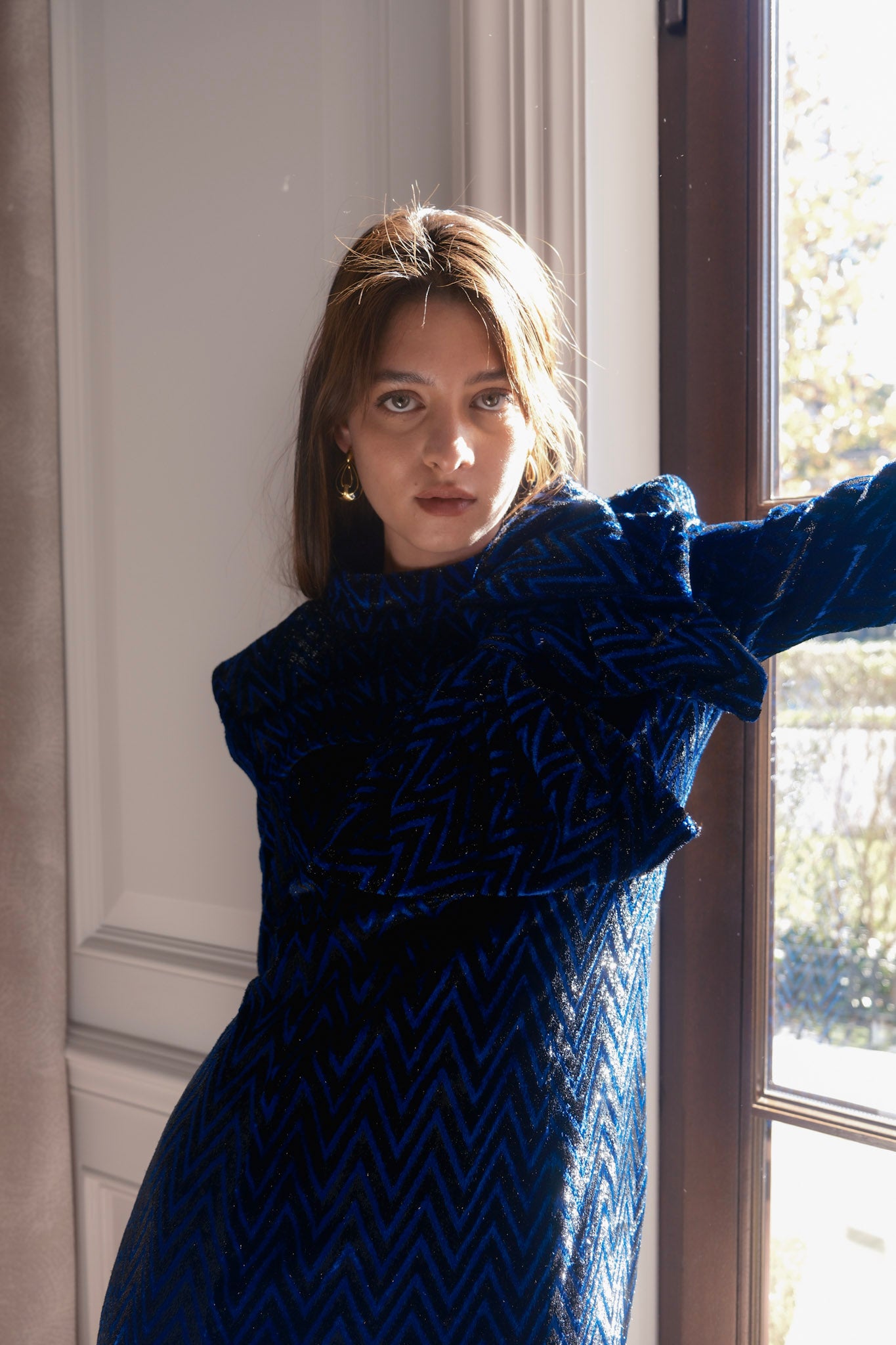 Balmain Patterned Bow Dress