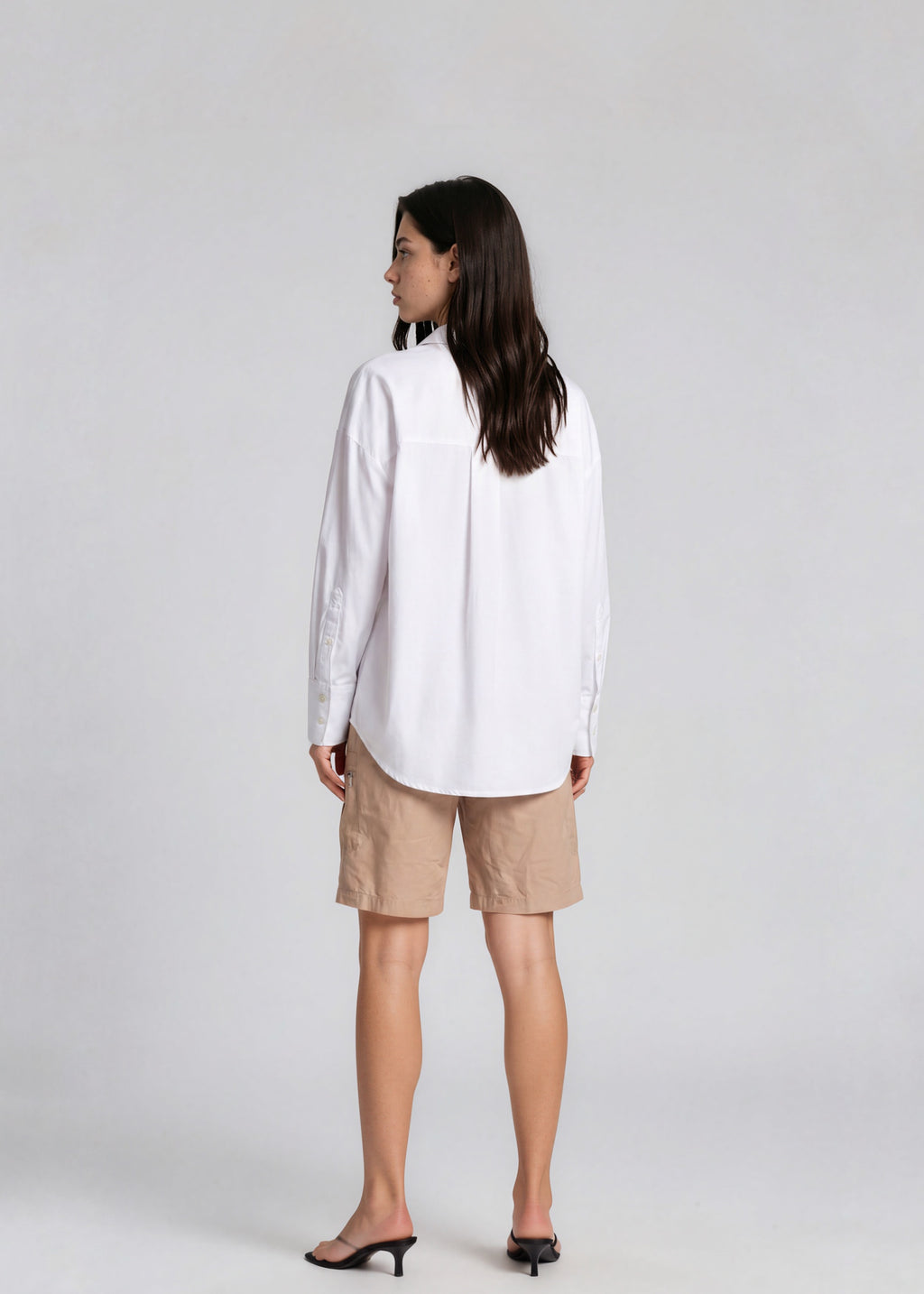 Prada Tan Knee Length Shorts