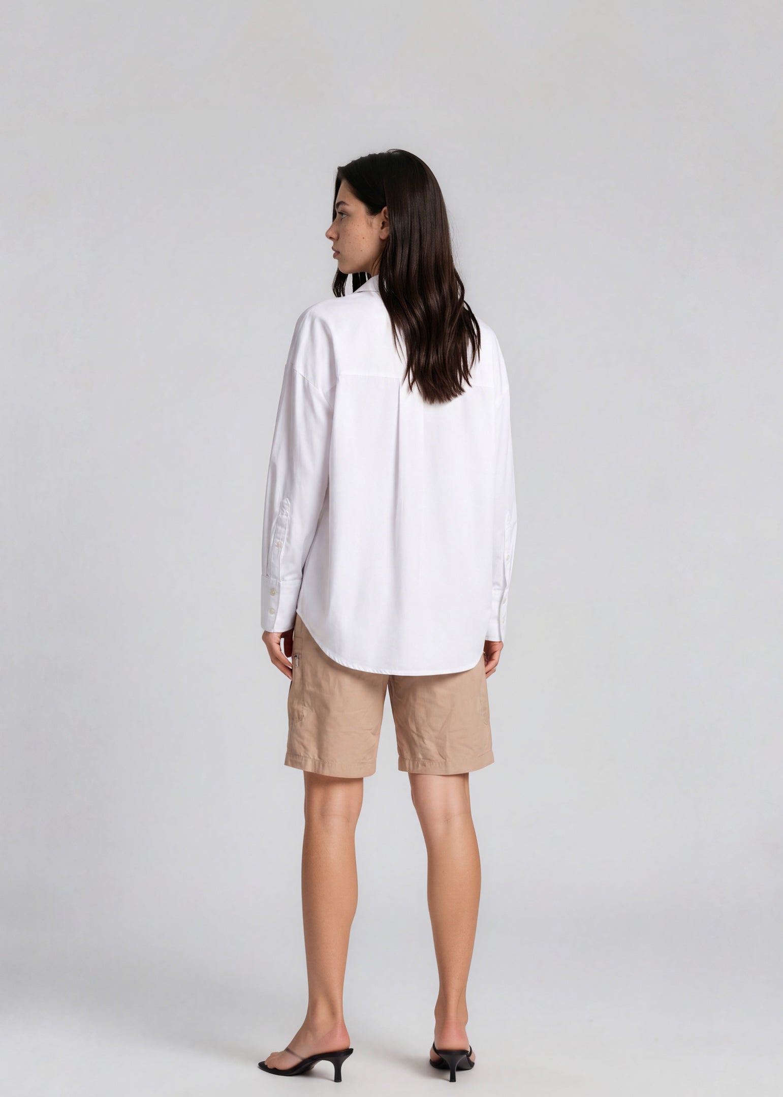 Prada Tan Knee Length Shorts