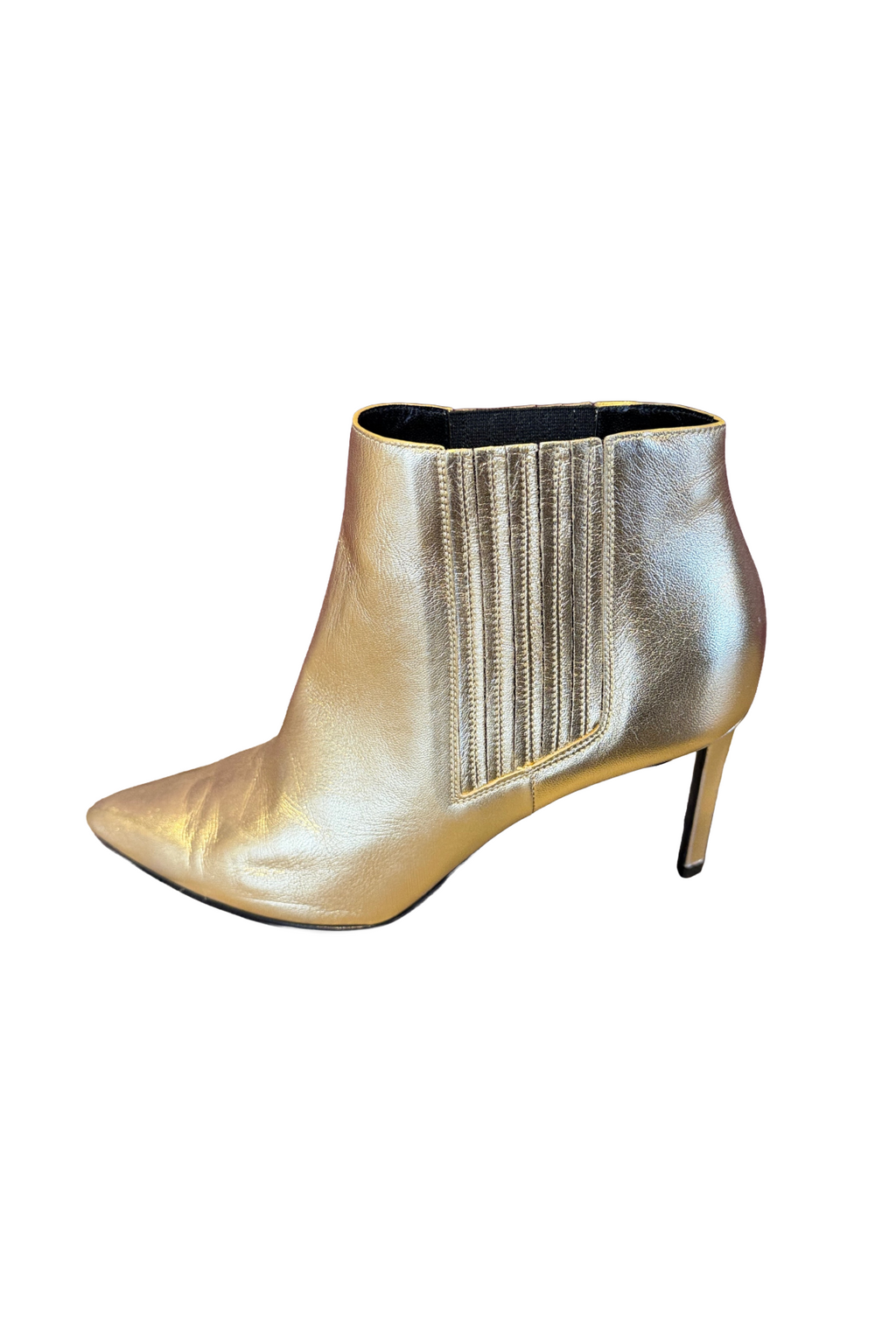 Celine Gold Booties