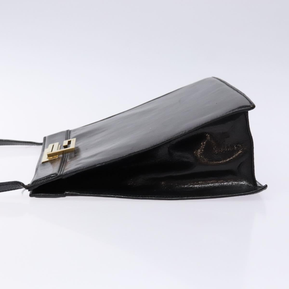 Gucci Tom Ford Black Patent Shoulder Bag