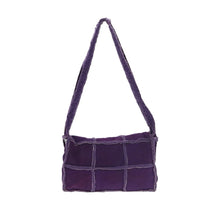 Load image into Gallery viewer, Chanel Purple Shearling Shoulder Bag
