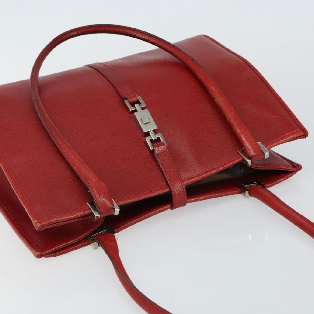 Gucci Red Leather Jackie Bag