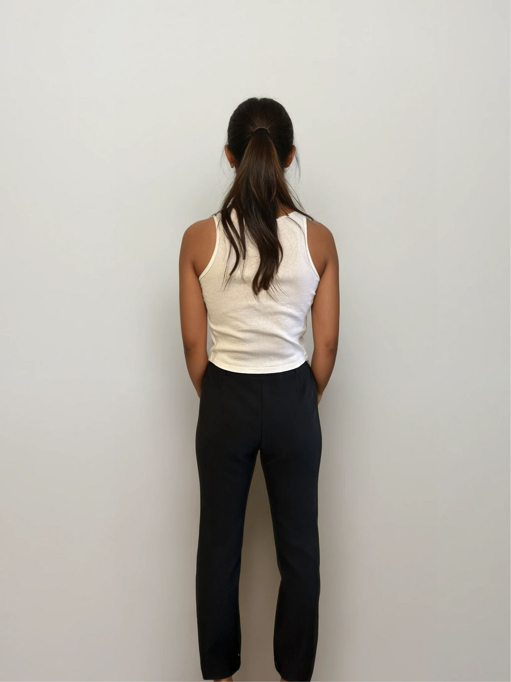 Prada Black Stretchy Trousers