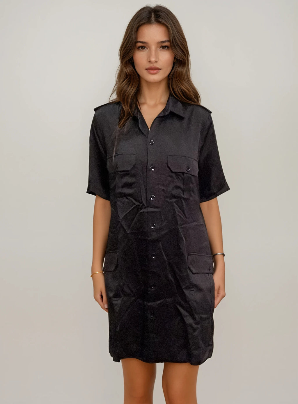 YSL Black Shift Dress