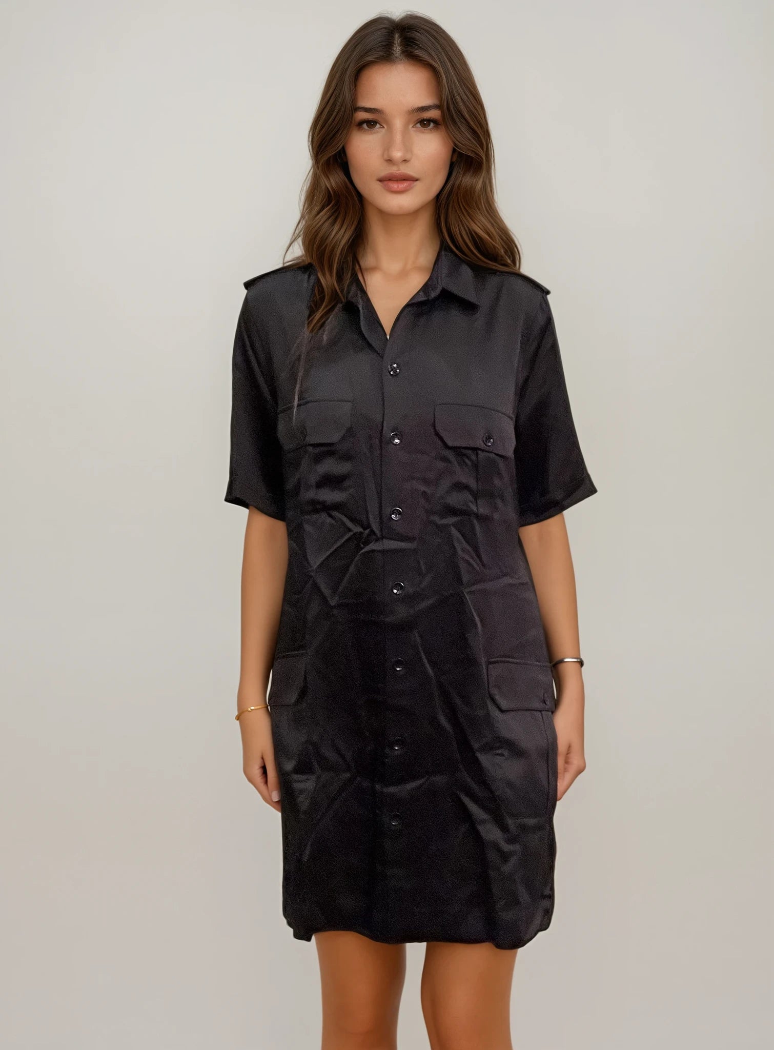 YSL Black Shift Dress