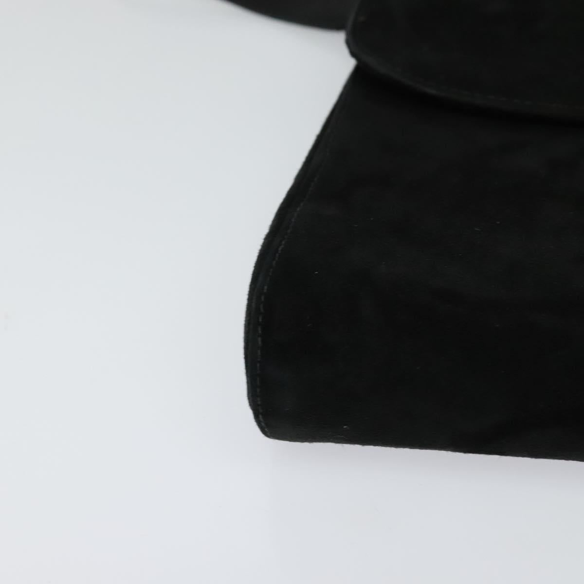 Gucci Black Suede Chain Shoulder Bag