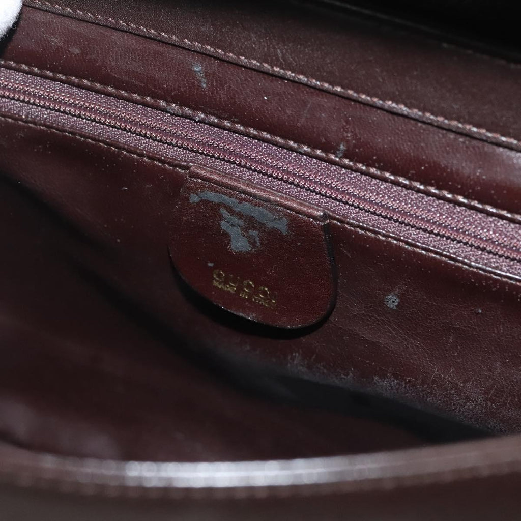 Gucci Brown Leather Shoulder Bag
