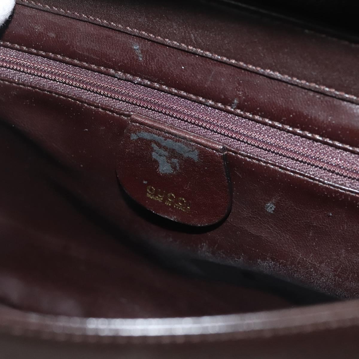 Gucci Brown Leather Shoulder Bag