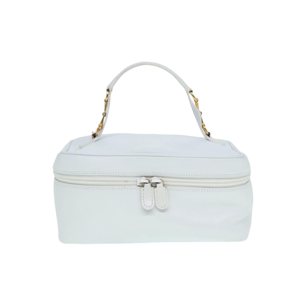 Gucci White Vanity Bag