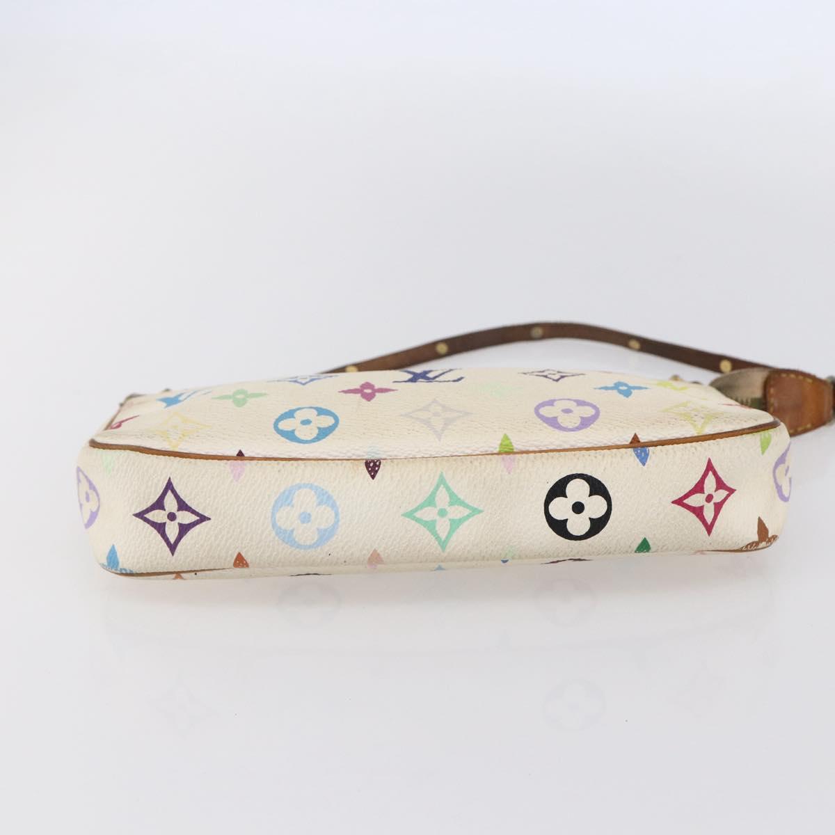 Louis Vuitton White Colorful Murakami Handbag