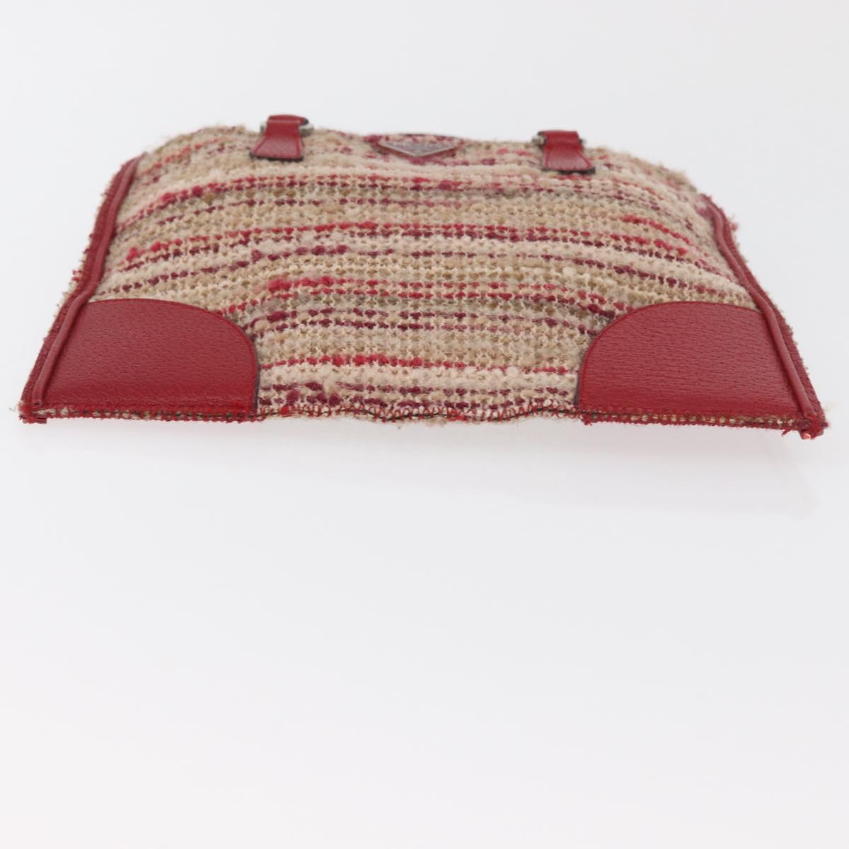 Prada Red Tweed Handbag