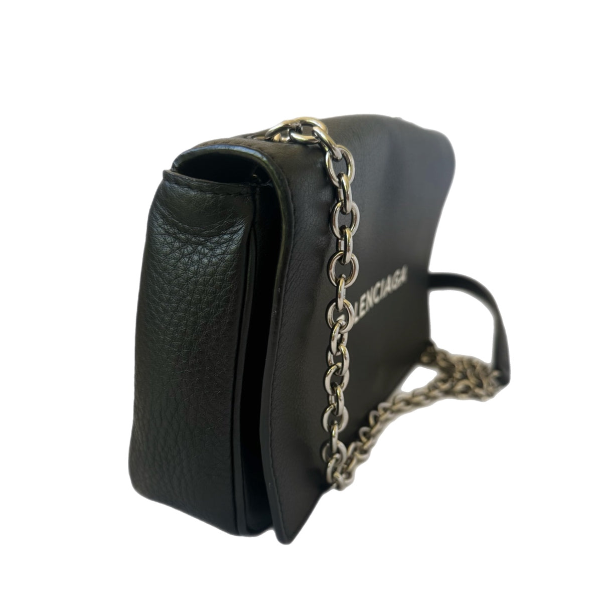 Balenciaga Black Spellout Crossbody