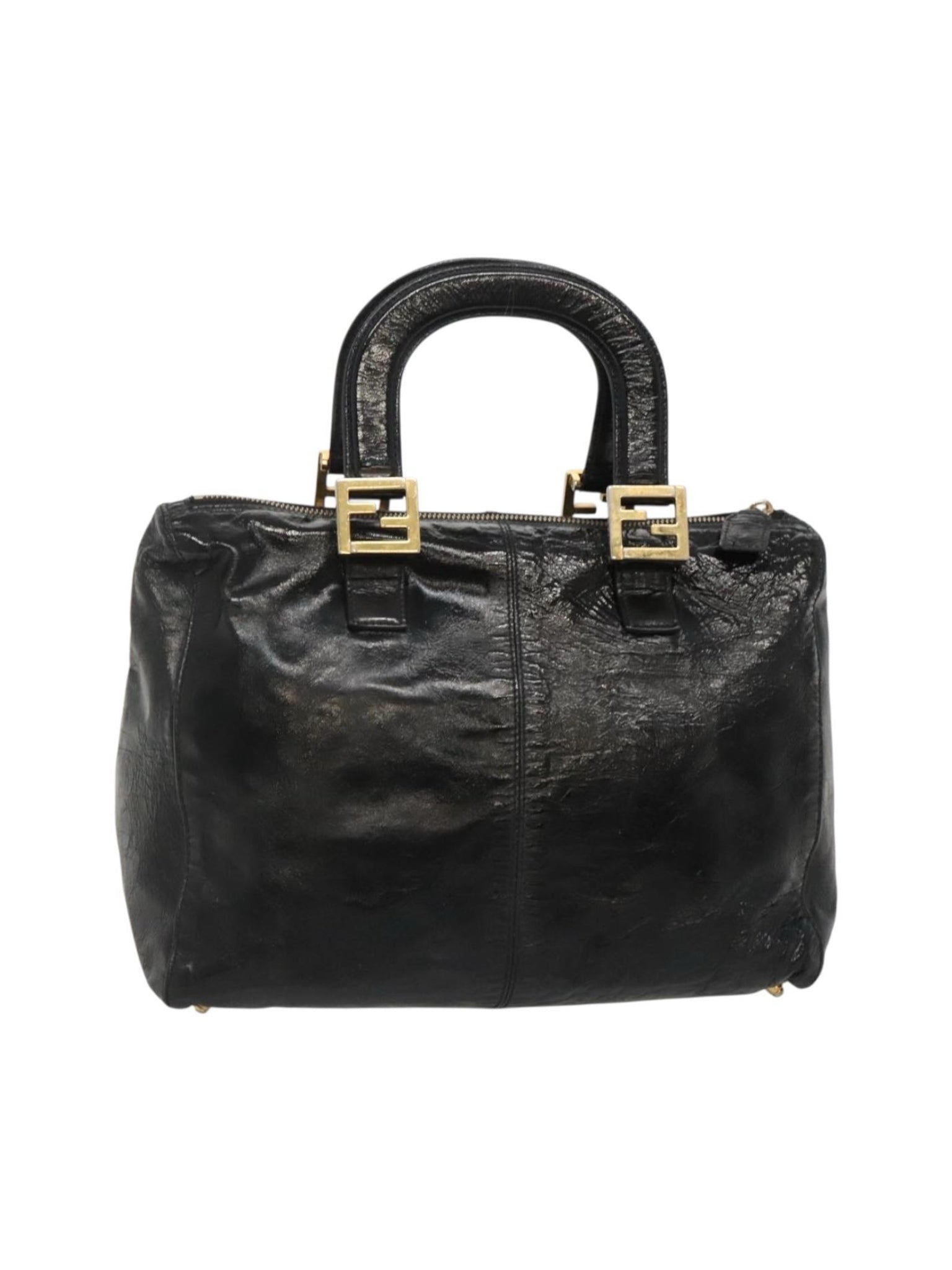 Fendi Black Leather Handbag