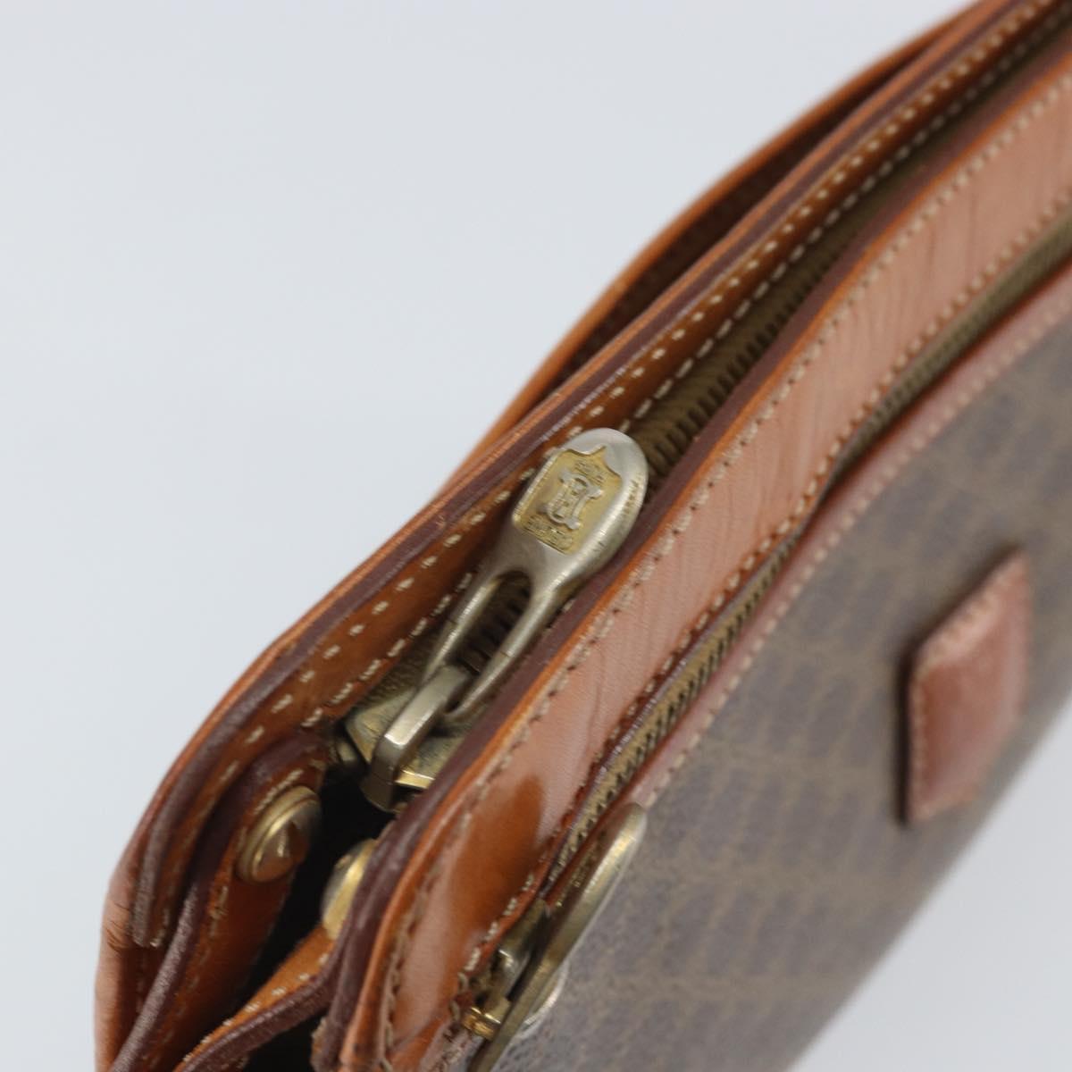 Celine Brown Macadam Clutch