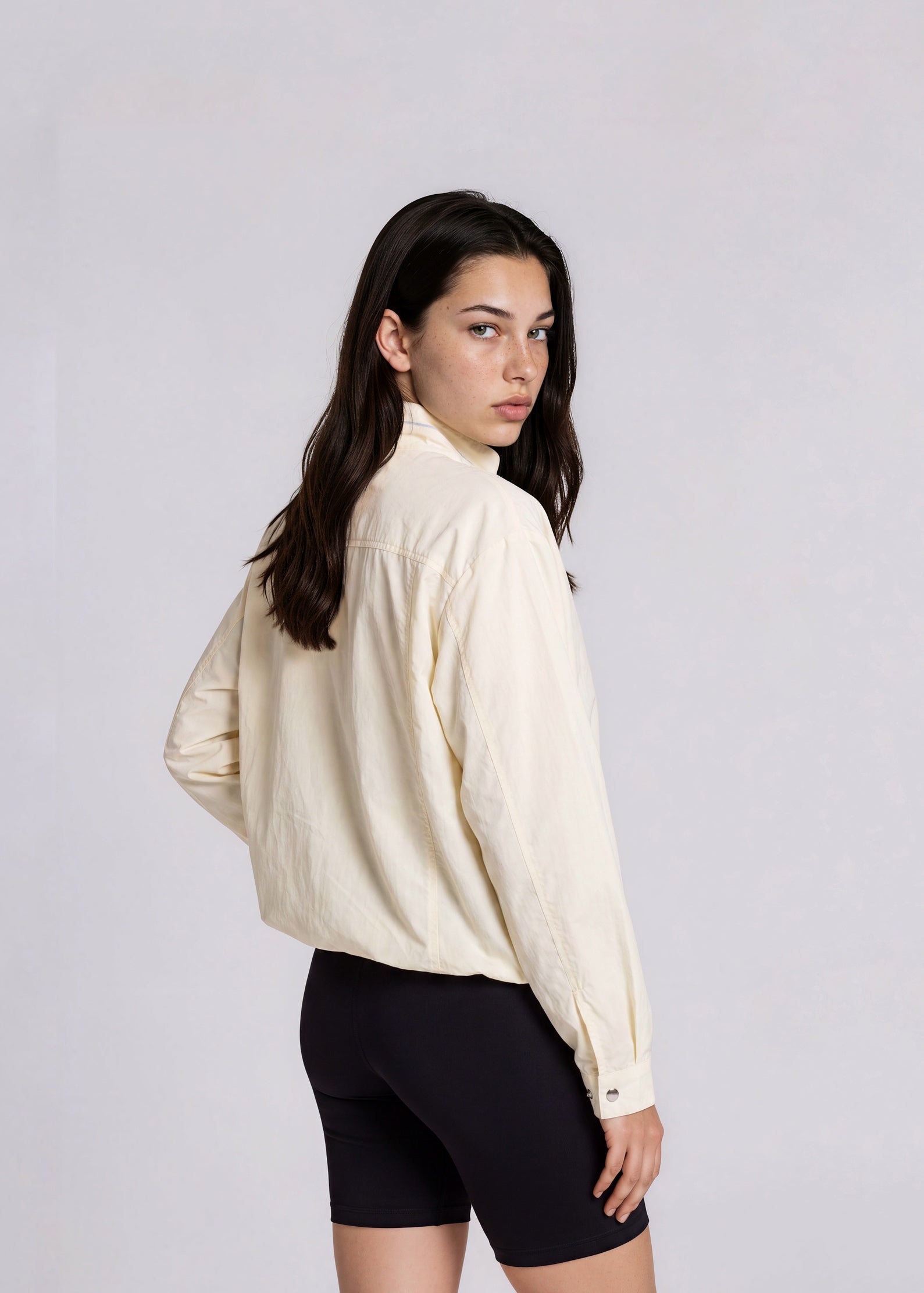 YSL Baby Yellow Windbreaker Bomber