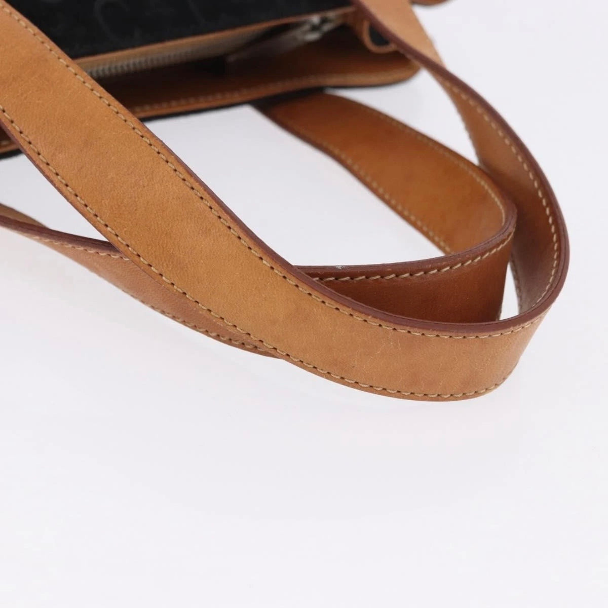Celine Black Monogram Suede Handbag