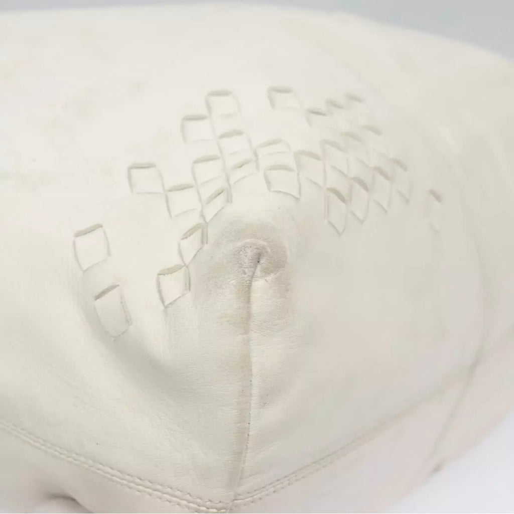 Bottega Veneta White Bucket Tote