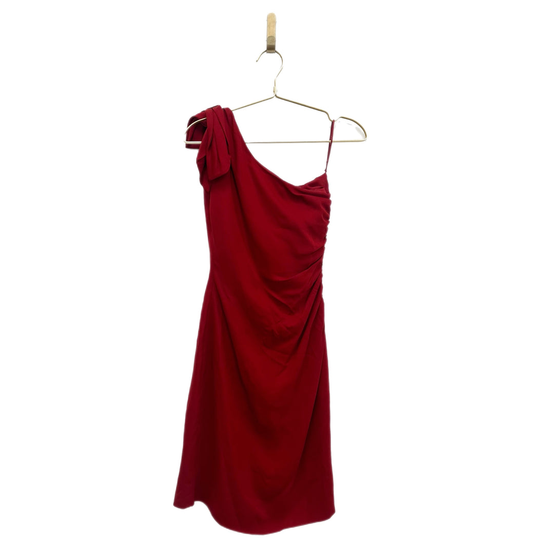 Valentino Red One Shoulder Dress