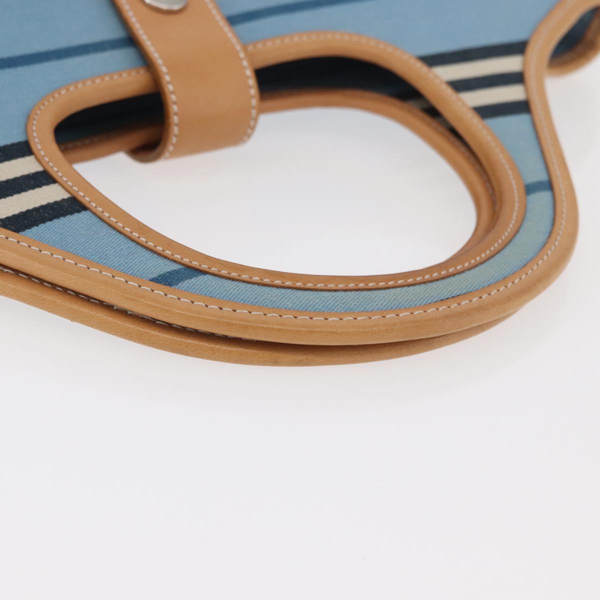 Burberry Blue Striped Handbag