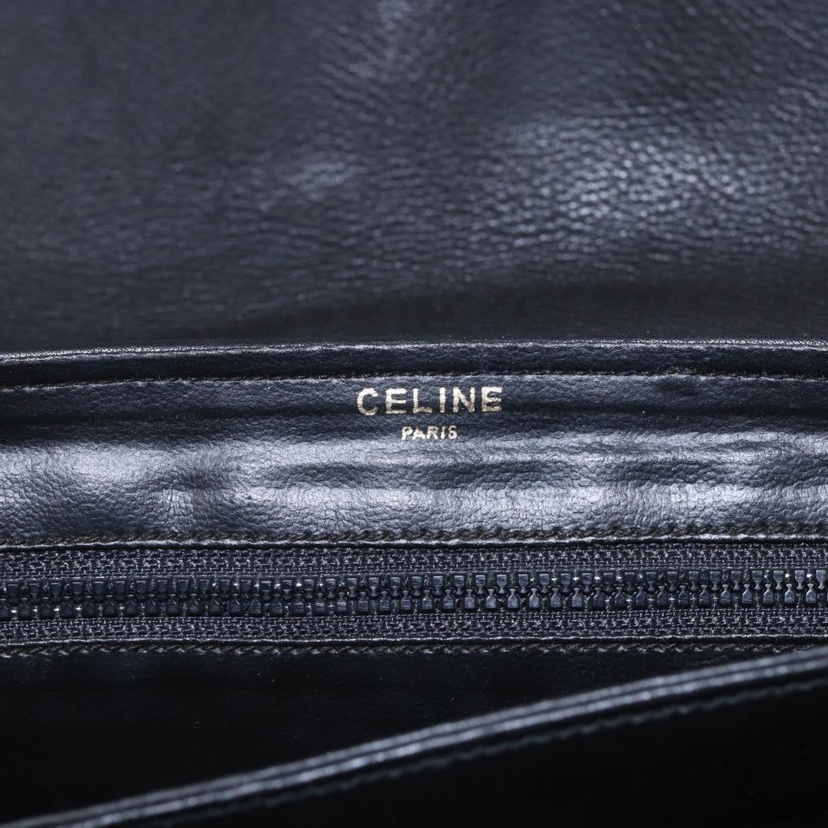 Celine Black Leather Crossbody