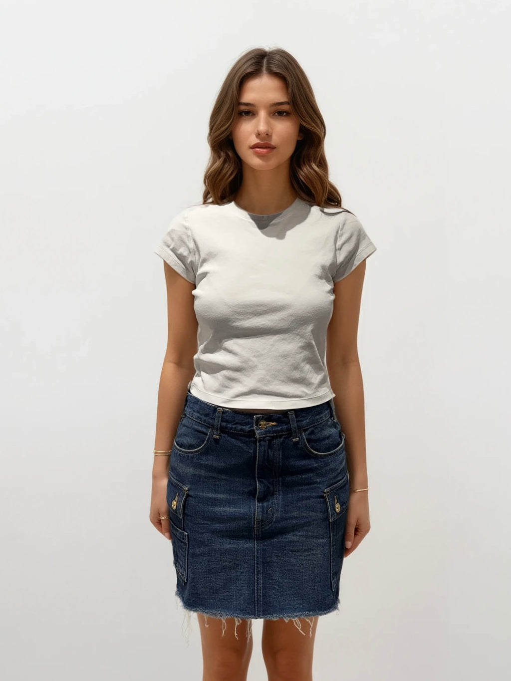 Celine Denim Mini Skirt